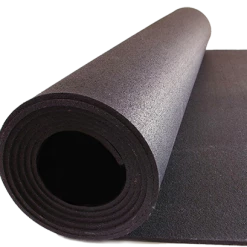 Jordan Rubber Roll Flooring - 10mm Black Rubber Roll - 1.25M X 6M (7.5Sqm)