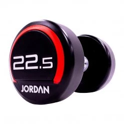 Jordan Premium Urethane Dumbbell Set 2.5-62.5kg With Racks
