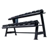Jordan 10 Pair, 2 Tier Hexagonal Dumbbell Rack With Trays Dumbbell Racks