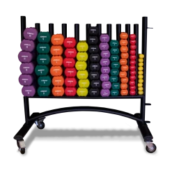 Jordan Ignite Studio Dumbbells & Rack 42 Pairs 0.5-5Kg