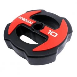 Jordan Ignite V2 Urethane Studio Barbell Plates - Red/Black