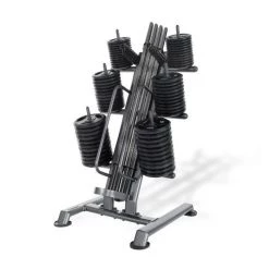 Physical Company PU Body Pump Studio Barbell Set - 12 Sets With Rack