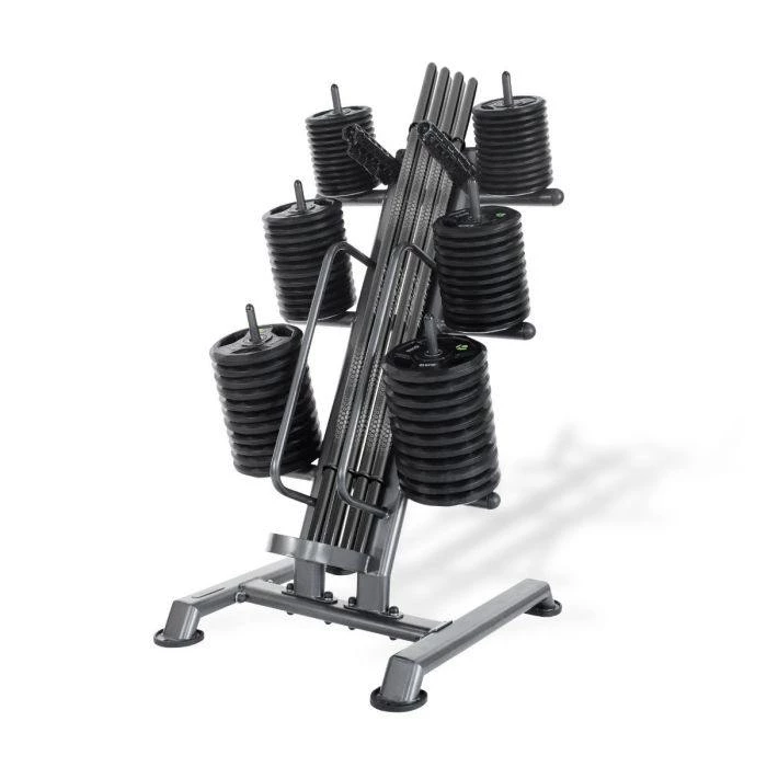 Physical Company PU Body Pump Studio Barbell Set - 12 Sets With Rack