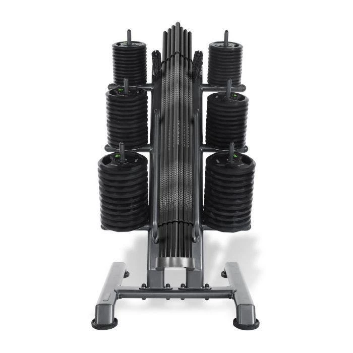 Physical Company PU Body Pump Studio Barbell Set - 12 Sets With Rack