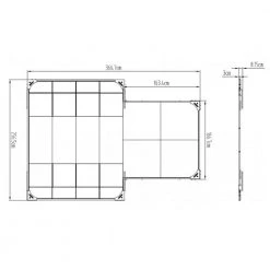 Primal Strength Integrated Olympic Lifting Platform For Stealth Half Rack / Full Rack