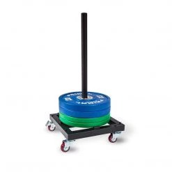 Primal Strength Bumper Plate Trolley Storage