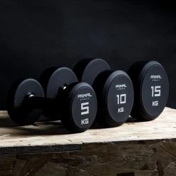 Primal Strength Urethane Dumbbell Set 52.5-70kg (8 Pairs)