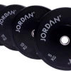 Bumper Discs JORDAN HG BLACK RUBBER BUMPER PLATES - 150kg Set