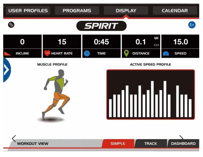 Spirit Fitness XT285 Folding Treadmill