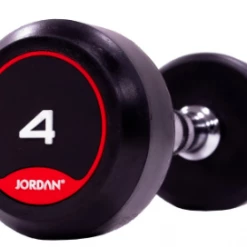 Jordan Classic Rubber Dumbbell Set 2-20kg Dumbbell & Rack Sets