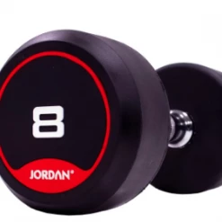 Jordan Classic Rubber Dumbbell Set 2-20kg Dumbbell & Rack Sets