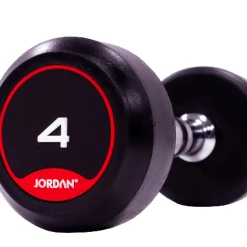 Jordan Classic Rubber Dumbbell Set 2-20kg With Rack