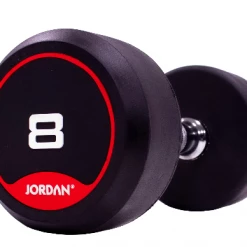 Jordan Classic Rubber Dumbbell Set 2-20kg With Rack