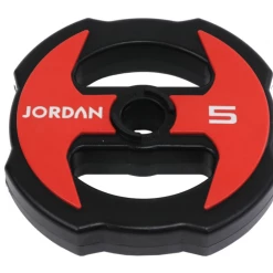 Jordan Ignite V2 Urethane Studio Barbell Plates - Red/Black