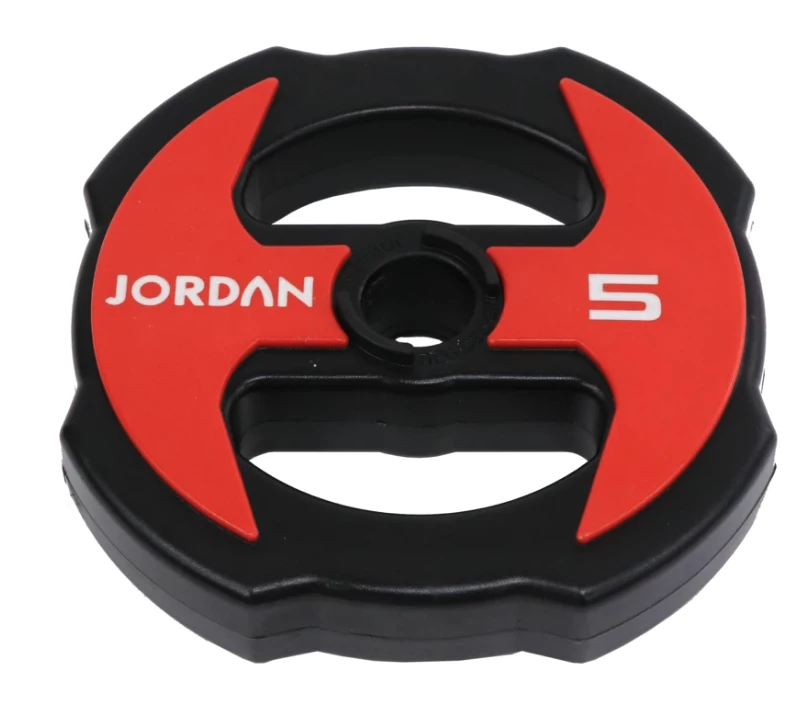 Jordan Ignite V2 Urethane Studio Barbell Plates - Red/Black