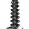 Escape 1-10kg Urethane Dumbbell Set With Upright Rack Urethane Dumbbells