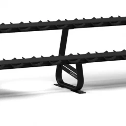 Jordan Classic Rubber Dumbbell Set 2.5-30kg With New 12 Pair Rack