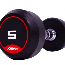 Jordan Classic Rubber Dumbbell Set 2.5-30kg With New 12 Pair Rack