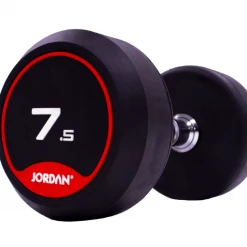 Jordan Classic Rubber Dumbbell Set 2.5-30kg Dumbbell & Rack Sets