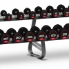 Jordan Classic Rubber Dumbbell Set 2.5-30kg With New 12 Pair Rack