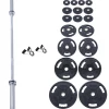 Jordan 140kg Classic Rubber Olympic Disc And Bar Set Strength