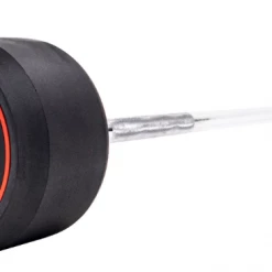 Jordan Rubber Barbell Set 10-45kg Solid Ends With Straight Bars And Rack Strength