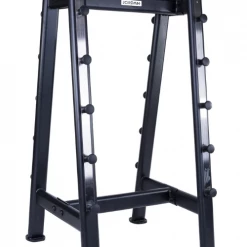 Jordan Rubber Barbell Set 10-45kg Solid Ends With Straight Bars And Rack Strength