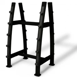 Jordan Rubber Barbell Set 10-45kg Solid Ends With Straight Bars And Rack Strength