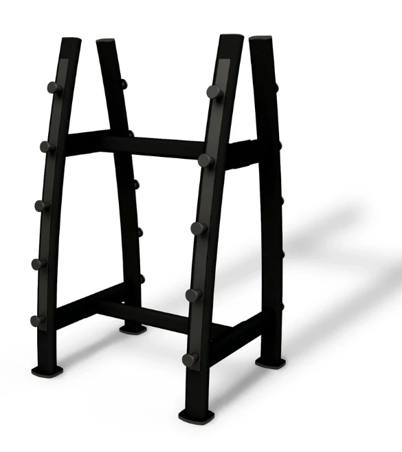 Jordan Rubber Barbell Set 10-45kg Solid Ends With Straight Bars And Rack Strength