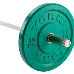 York Fitness York Coloured Olympic Rubber Bumper Plates (Up To 25kg) Strength