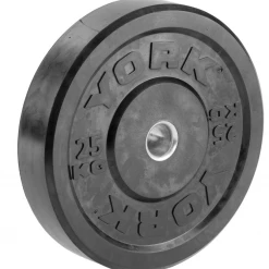 York Fitness York Olympic Rubber Bumper Plate (up To 25kg)