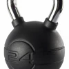 Jordan Black Rubber Covered Kettlebell With Chrome Handle (up To 24kg)