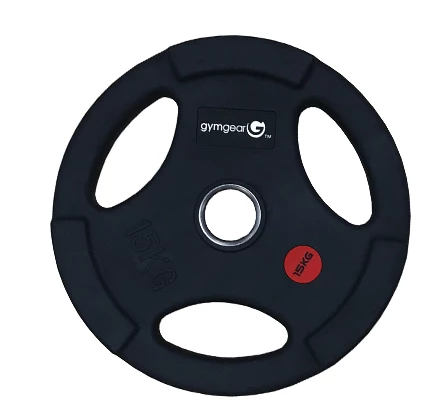 GymGear Rubber Olympic Weight Plates (Tri-Grip) Strength