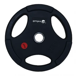 GymGear Rubber Olympic Weight Plates (Tri-Grip) Strength