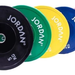 CrossFit Jordan HG Coloured Rubber Bumper Plates Set - 150kg