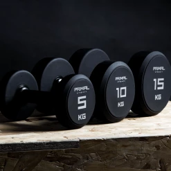 Primal Strength Urethane Dumbbell Set 27.5-50kg (10 Pairs) Urethane Dumbbells