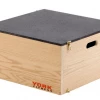 York Fitness York 12" Stackable Set-Up Plyo Box Functional Training