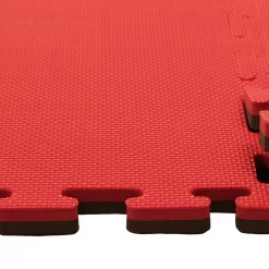 Foams4Sports Flooring Promat Red/Black 30mm Jigsaw Mats – Standard Finish