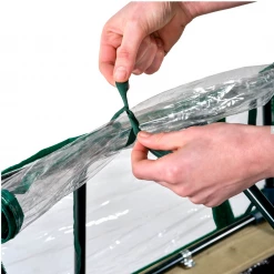 EXIT Aksent Planter Table With Greenhouse And Gardening Tools Leisure