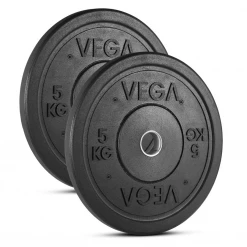 VEGA Fitness ECO Rubber Crumb Olympic Bumper Plates - 200kg Set Bumper Discs