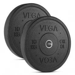 VEGA Fitness ECO Rubber Crumb Olympic Bumper Plates - 200kg Set Bumper Discs