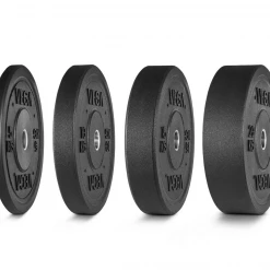 VEGA Fitness ECO Rubber Crumb Olympic Bumper Plates - 200kg Set Bumper Discs