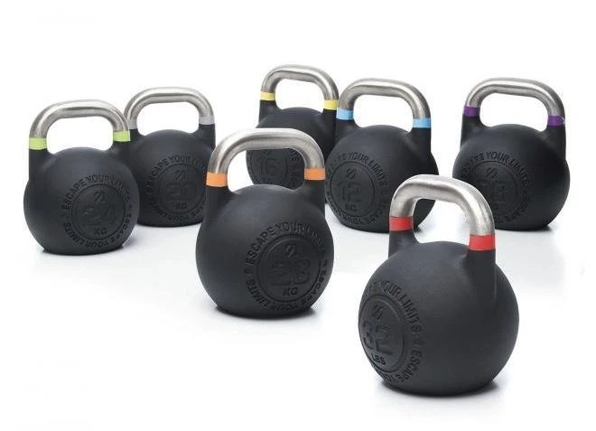 Escape Competition Kettlebell Set With Rigid Rack Strength