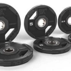 Strength Escape Nucleus Urethane Grip Plates Set With Weight Tree