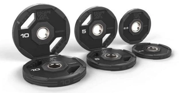 Strength Escape Nucleus Urethane Grip Plates Set With Weight Tree