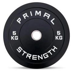 Primal Strength Black Bumper Plates (up To 25kg)