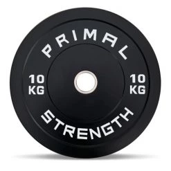 Primal Strength Black Bumper Plates (up To 25kg)