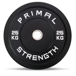 Primal Strength Black Bumper Plates (up To 25kg)
