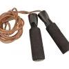 Fitness Mad Leather Weighted Jump Rope Boxing