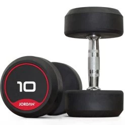 Jordan Classic Rubber Dumbbell Set 1-10kg